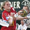Christine Beier setzt sich durch - SV Berliner VG 49  (Spiel gegen Oldenburg II)<br />Foto: Heiner Lehmann/sportseye.de